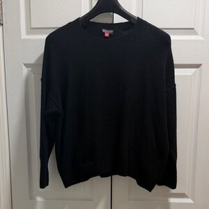 Vince Camuto Black Crew Neck Sweater